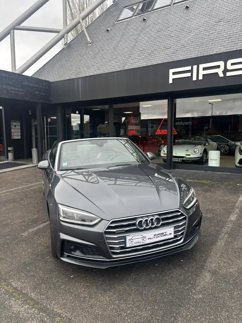 Audi Cabriolet 3.0 V6 TDI 245CH S LINE QUATTRO S TRONIC 7 EURO6 Gris - 2