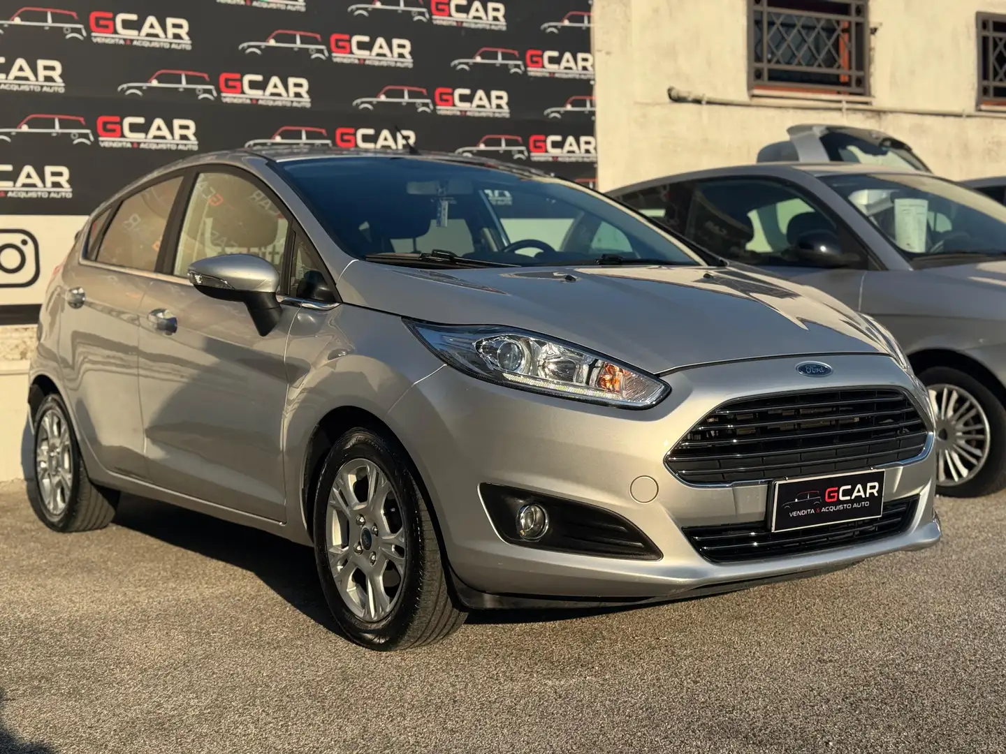 Ford Fiesta Fiesta VI 2013 5p 1.5 tdci Titanium 75cv E6 Grigio - 2