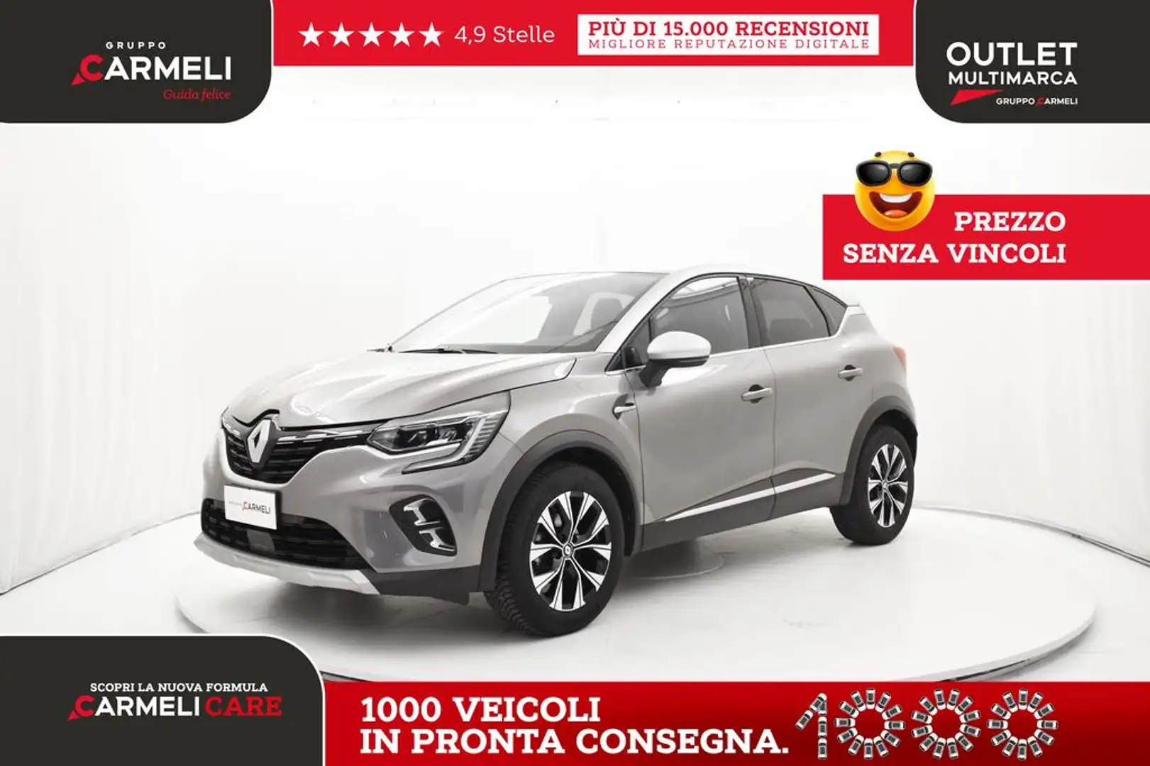 Renault Captur 1.0 tce Techno 90cv Gris - 1