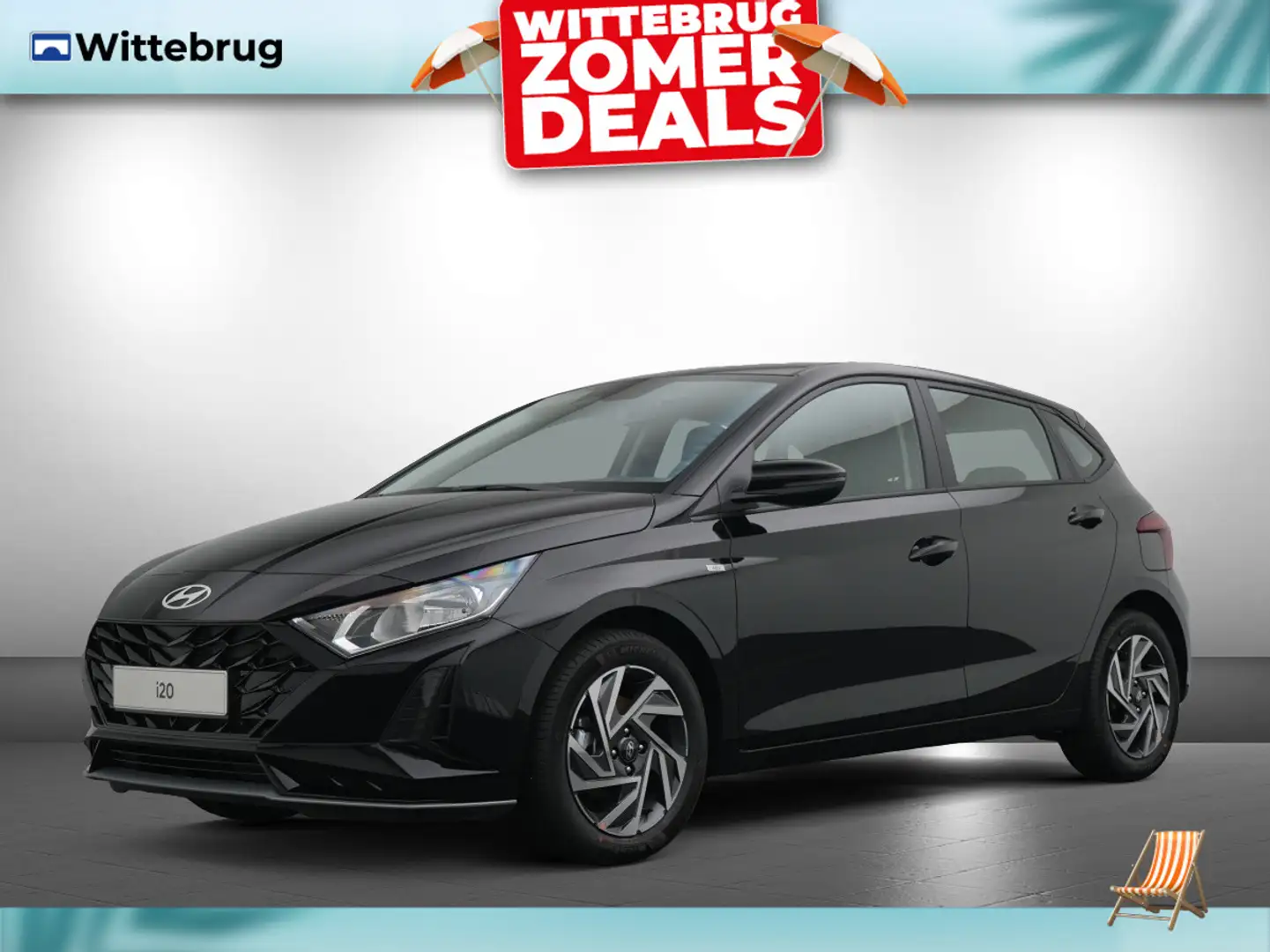 Hyundai i20 1.0 T-GDI Comfort Met Apple Carplay Navigatie, Air Noir - 1