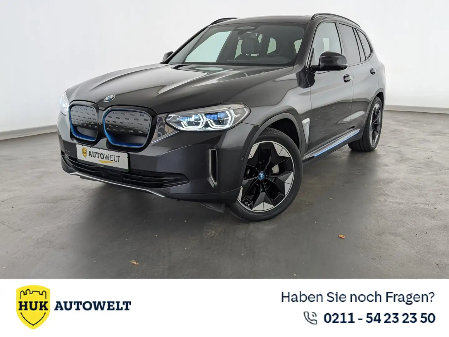 BMW iX3 iX3 Impressive LED+NAVI+LEDER+AHK+PANO+HUD+360+ BC Gris - 1
