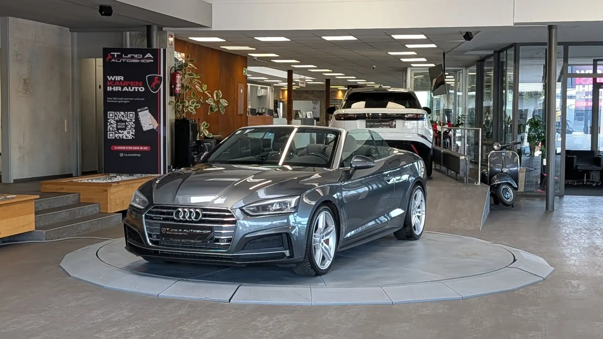 Audi A5 3.0 TDI S-Line quattro S-Tronic Cabriolet *Bang&Ol Grau - 1