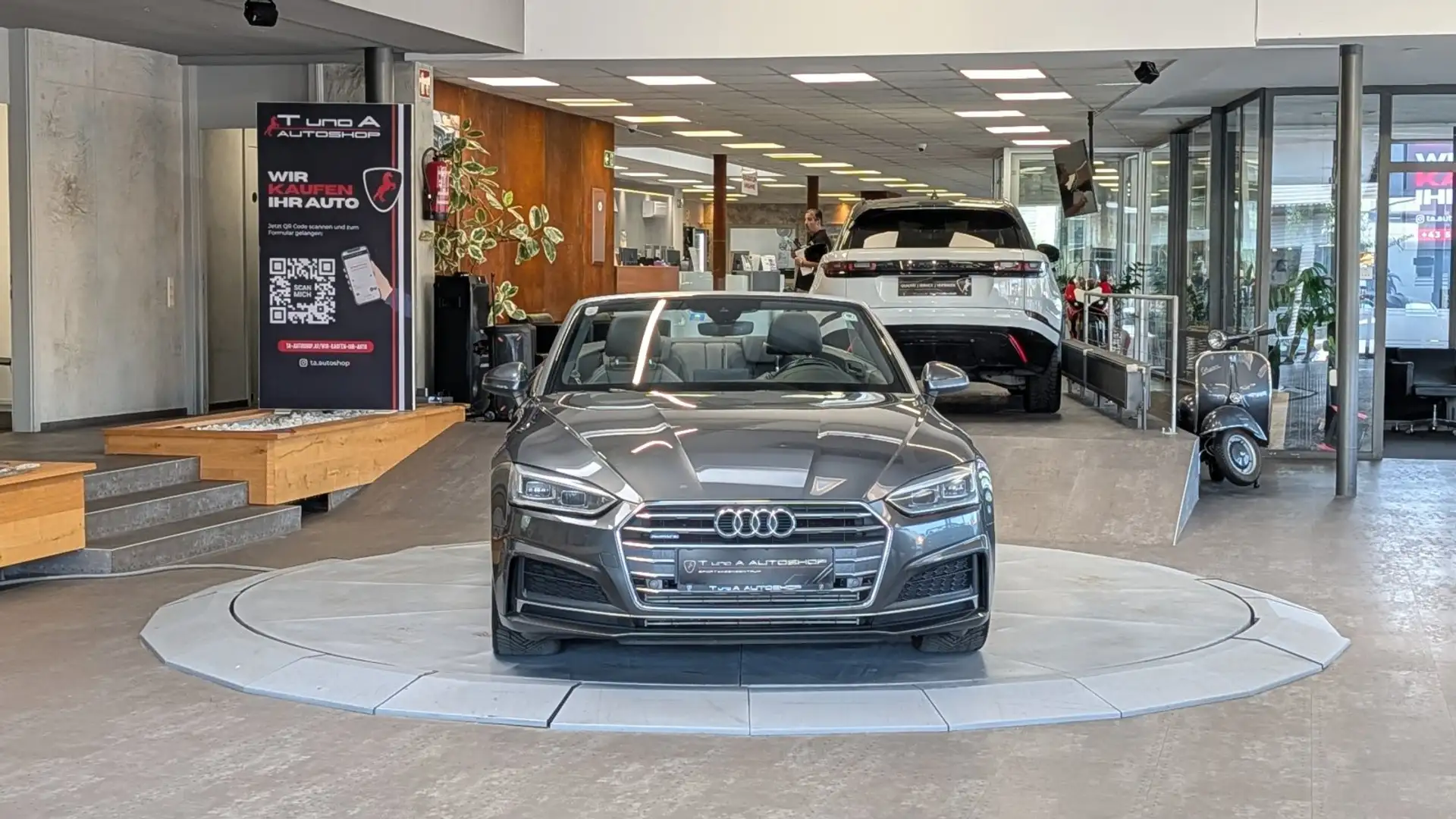 Audi A5 3.0 TDI S-Line quattro S-Tronic Cabriolet *Bang&Ol Grau - 2