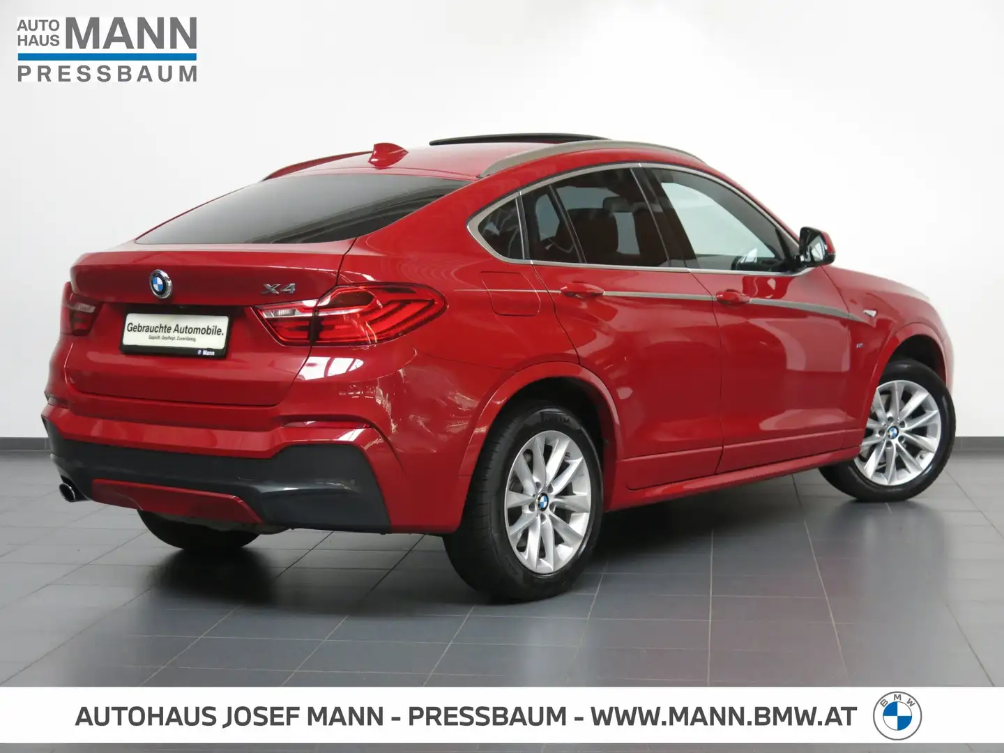 BMW X4 xDrive20d MODELL M SPORT Rot - 2