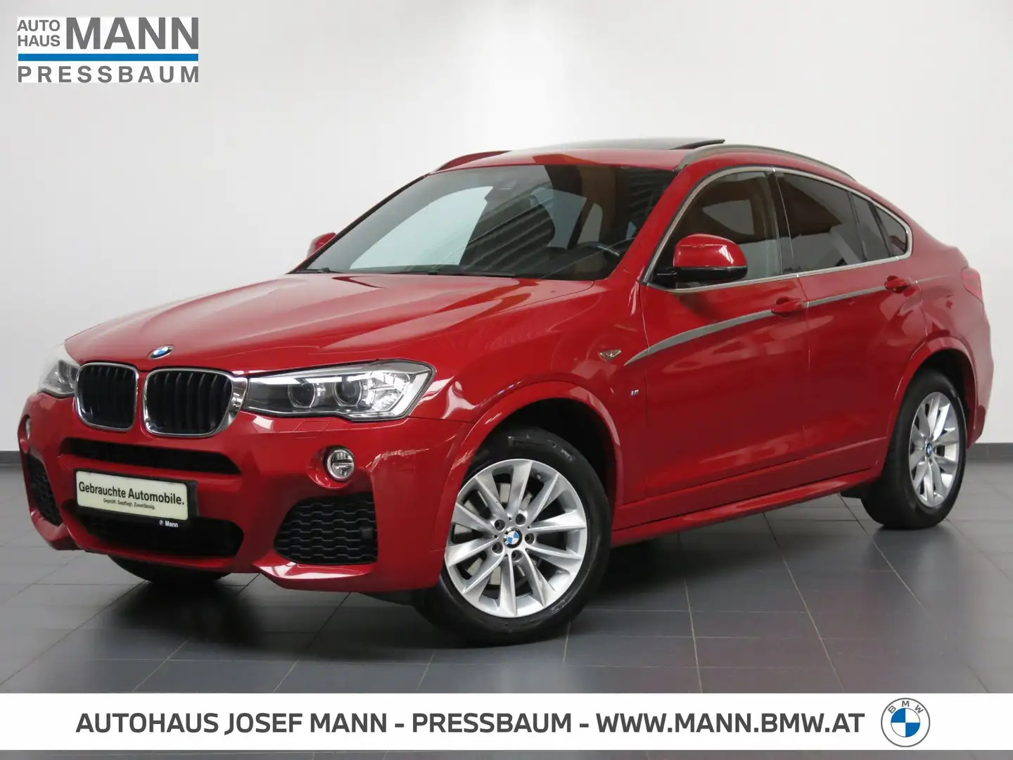 BMW X4 xDrive20d MODELL M SPORT Rot - 1