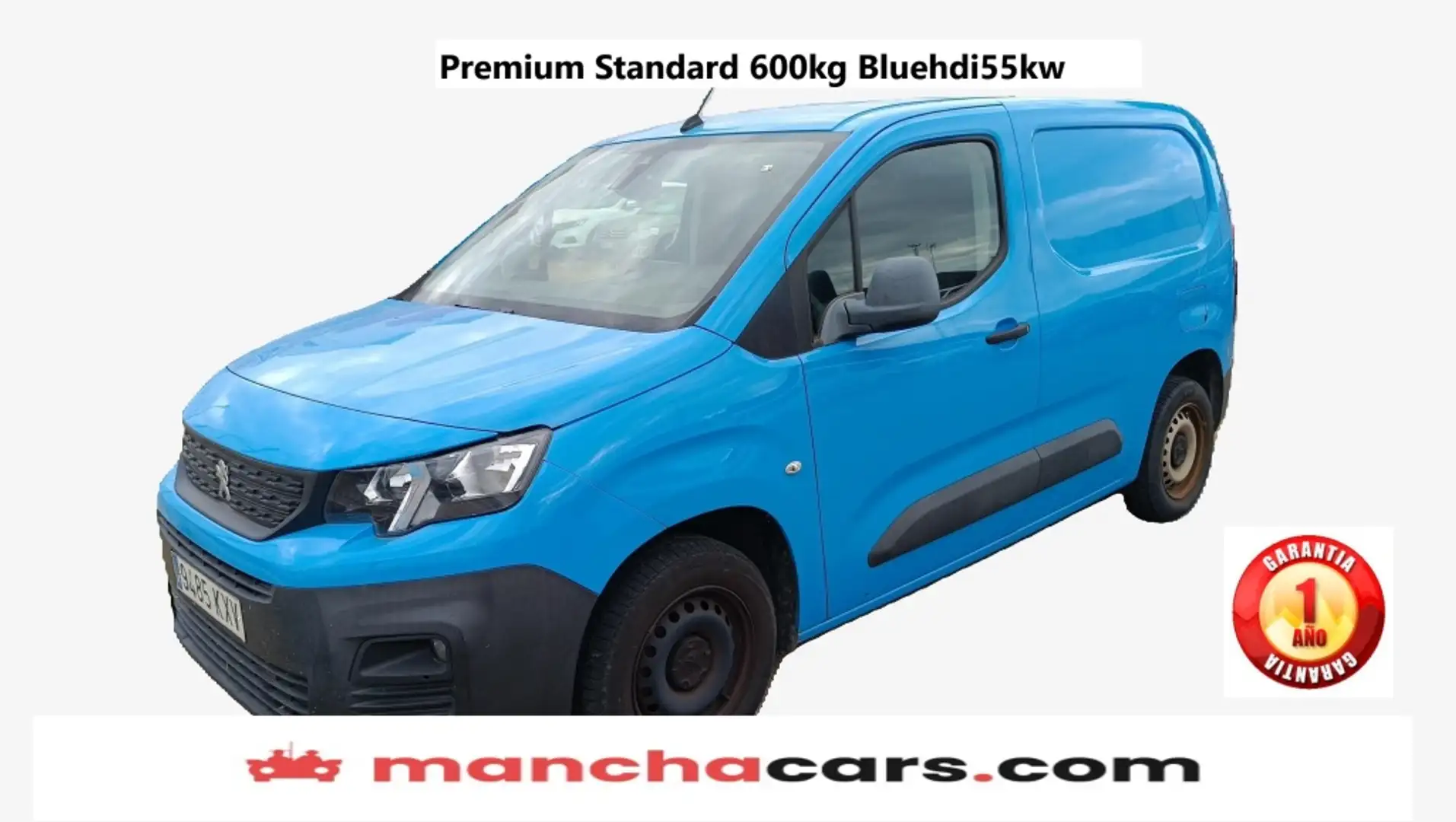 Peugeot Partner 1.5BlueHDI Premium Standard 600kg 75 Azul - 1