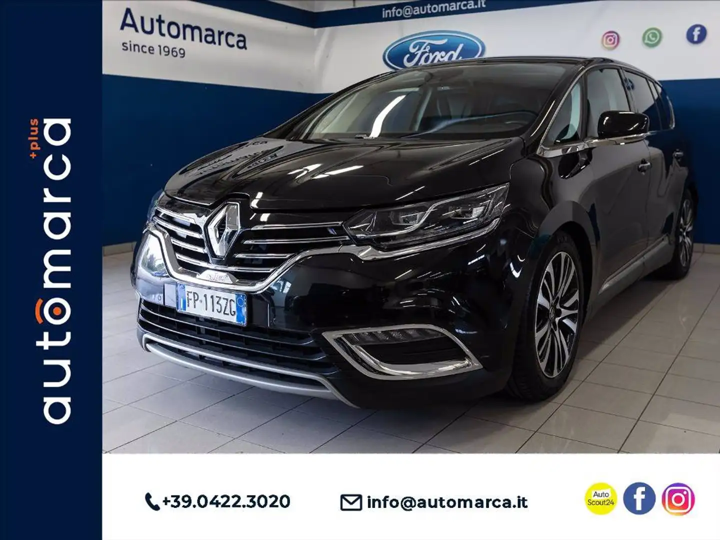 Renault Espace 1.6 dci energy Initiale Paris 160cv 7p.ti edc Nero - 1