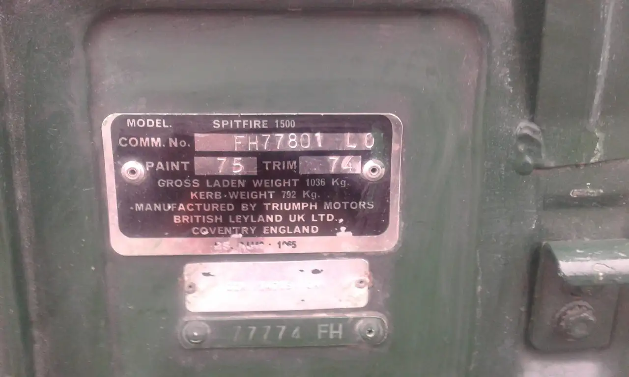 Triumph Spitfire de luxe, foto 11