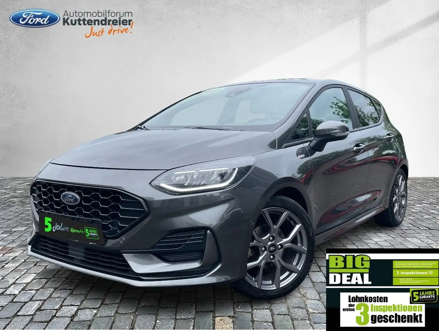 Ford Fiesta ST-Line X Panoramadach Navi Kamera LED Grey - 1