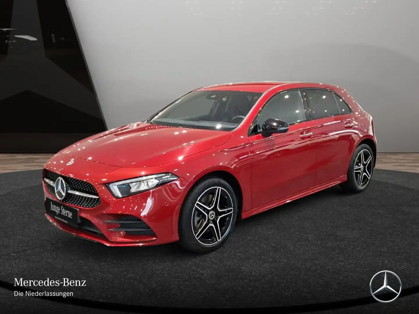 Mercedes-Benz A 250 e AMG+NIGHT+AHK+LED+KAMERA+TOTW+KEYLESS+8G Rojo - 2