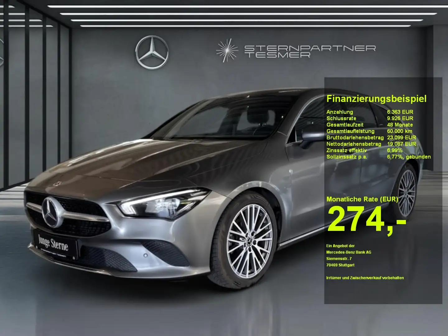 Mercedes-Benz CLA 200 SB Progressive - Distronic - AHK - Kamera Gris - 1