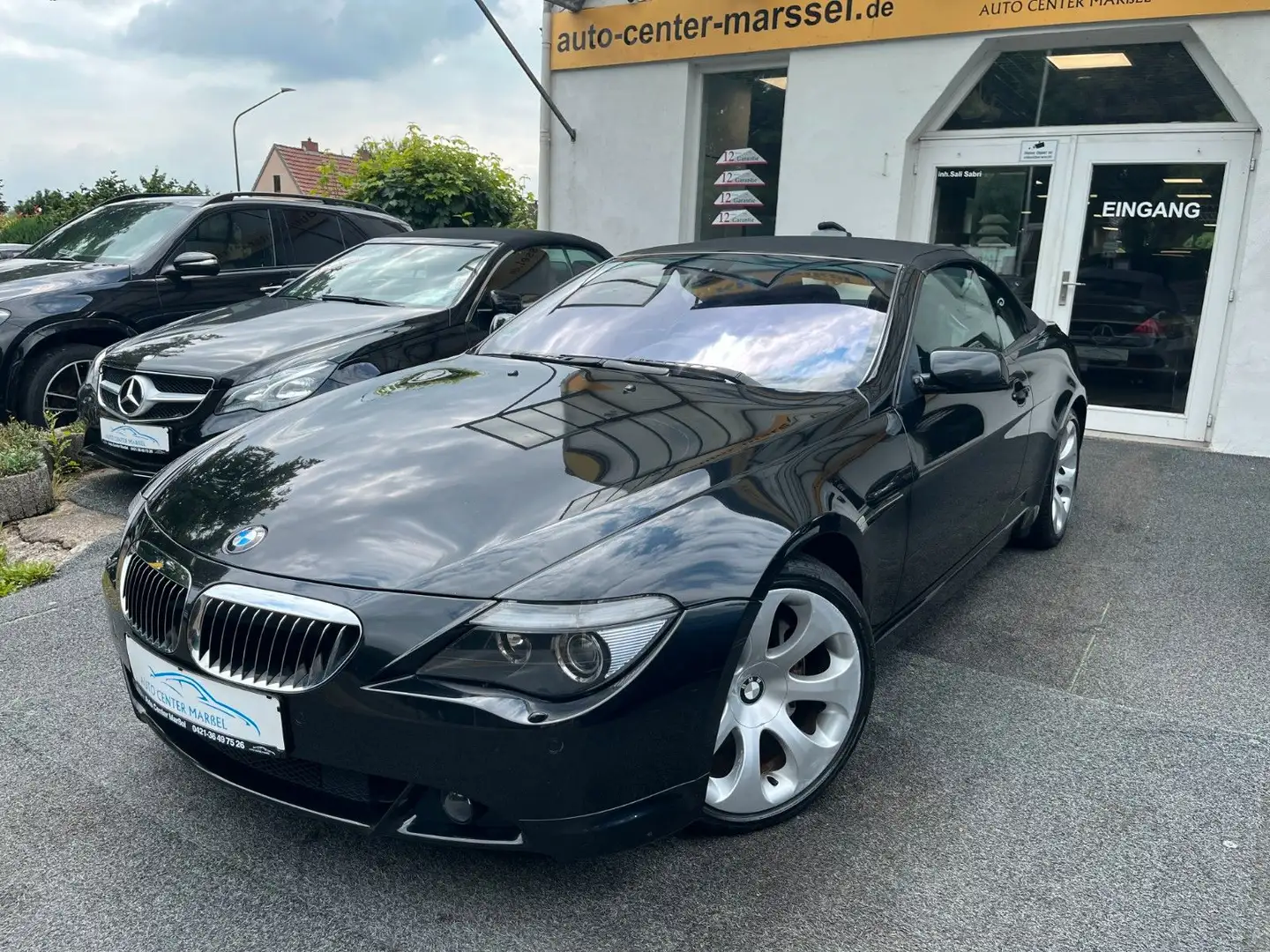 BMW 645 Cabrio 645 CI NAVI/LEDER/XENON/HiFi/SHZ/19" Noir - 2
