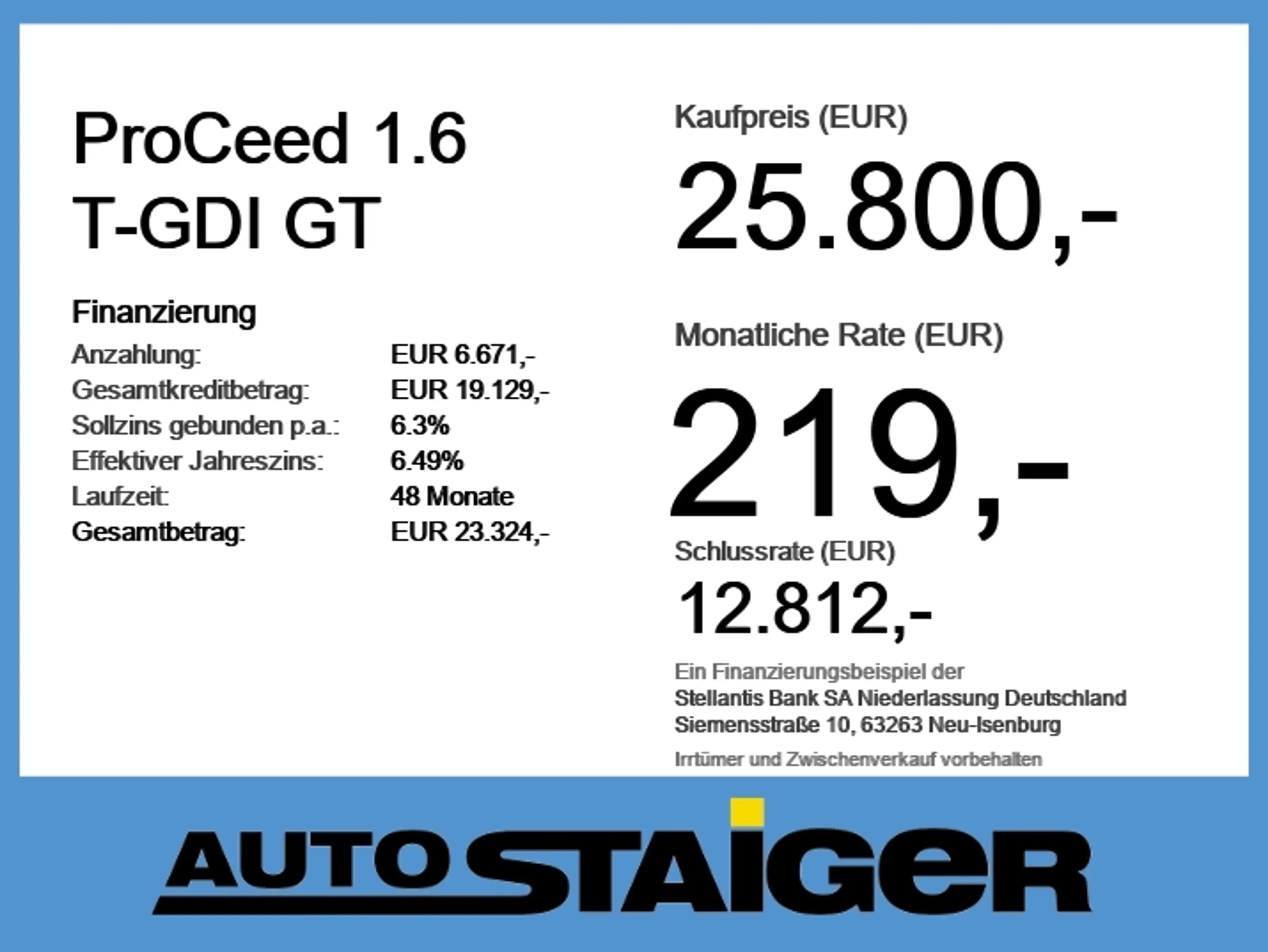 Kia ProCeed / pro_cee'd ProCeed 1.6 T-GDI GT ACC+LED+Navi+SHZ+Klimaauto — photo 6