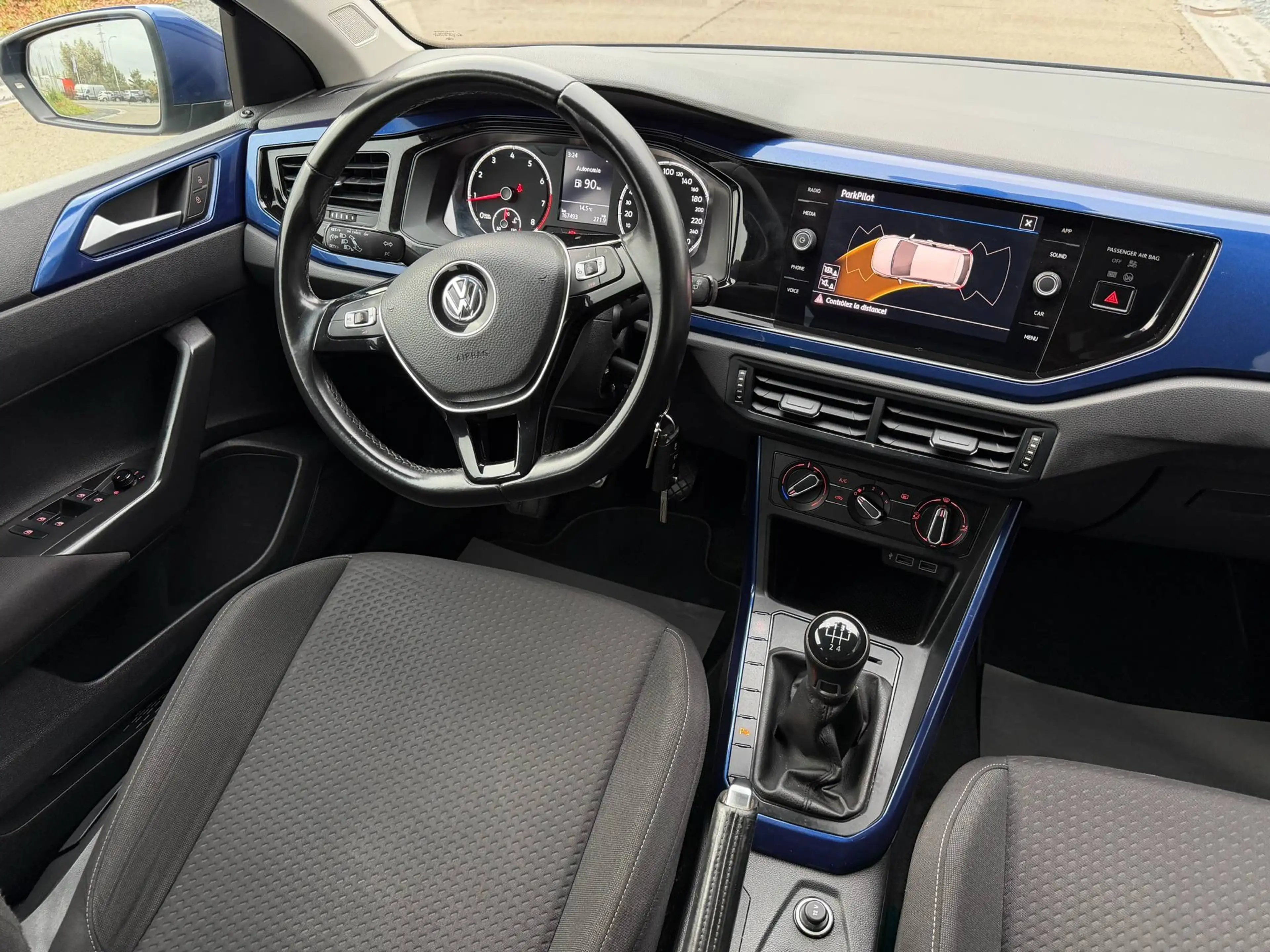 Volkswagen Polo 1.0Tsi R-LINE - CarPlay/Pdc/Cruise/Jantes/Clim/GAR12M — photo 11