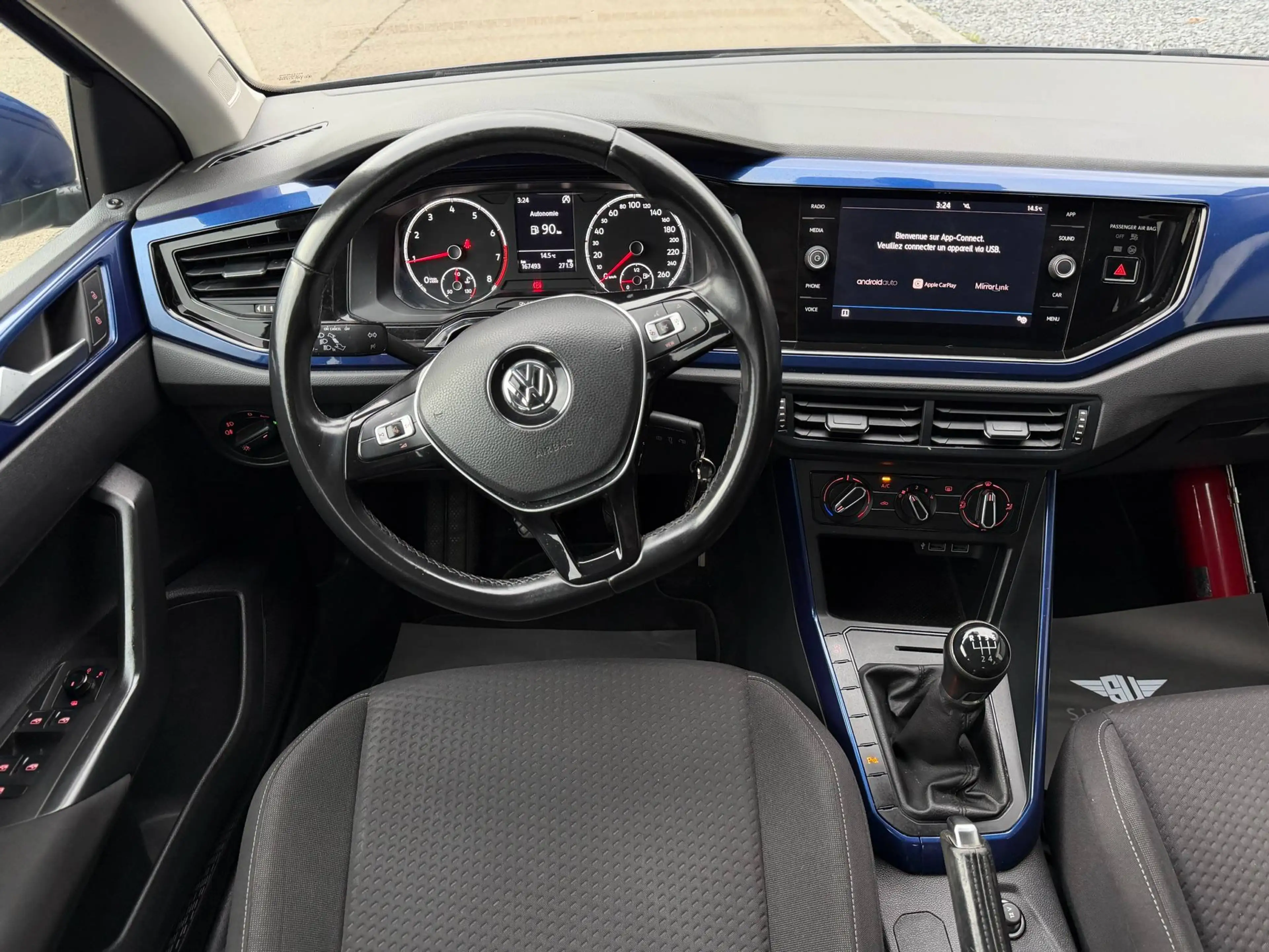 Volkswagen Polo 1.0Tsi R-LINE - CarPlay/Pdc/Cruise/Jantes/Clim/GAR12M — photo 14