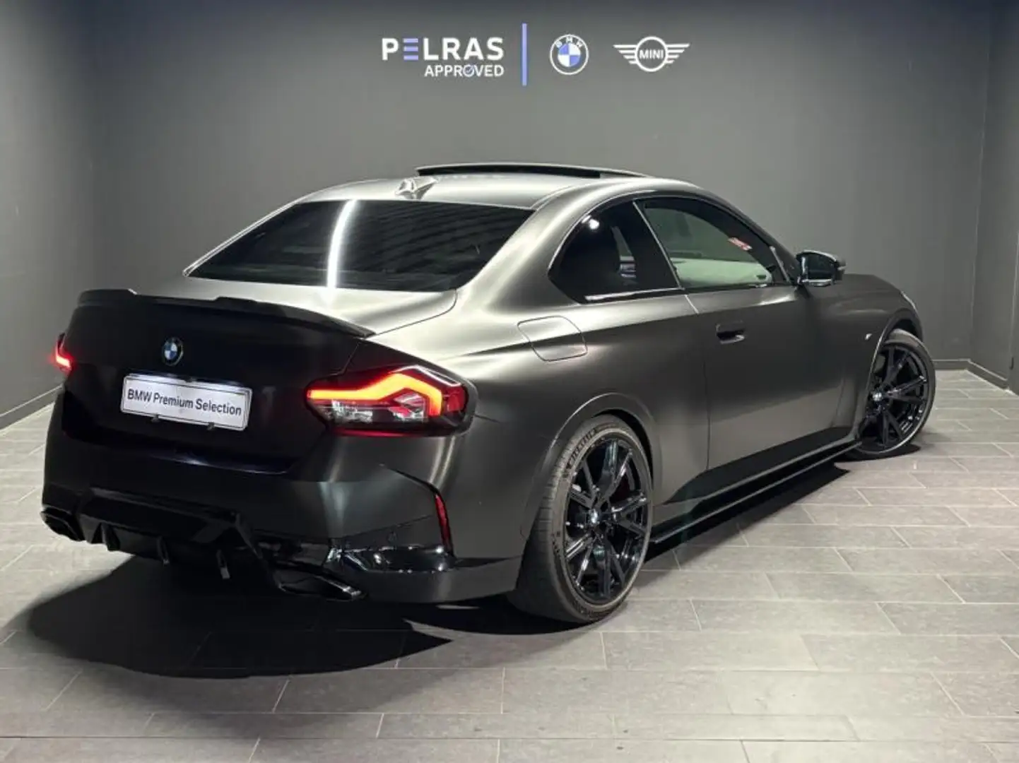 BMW 240 M240iA 374ch M Performance xDrive Gris - 2