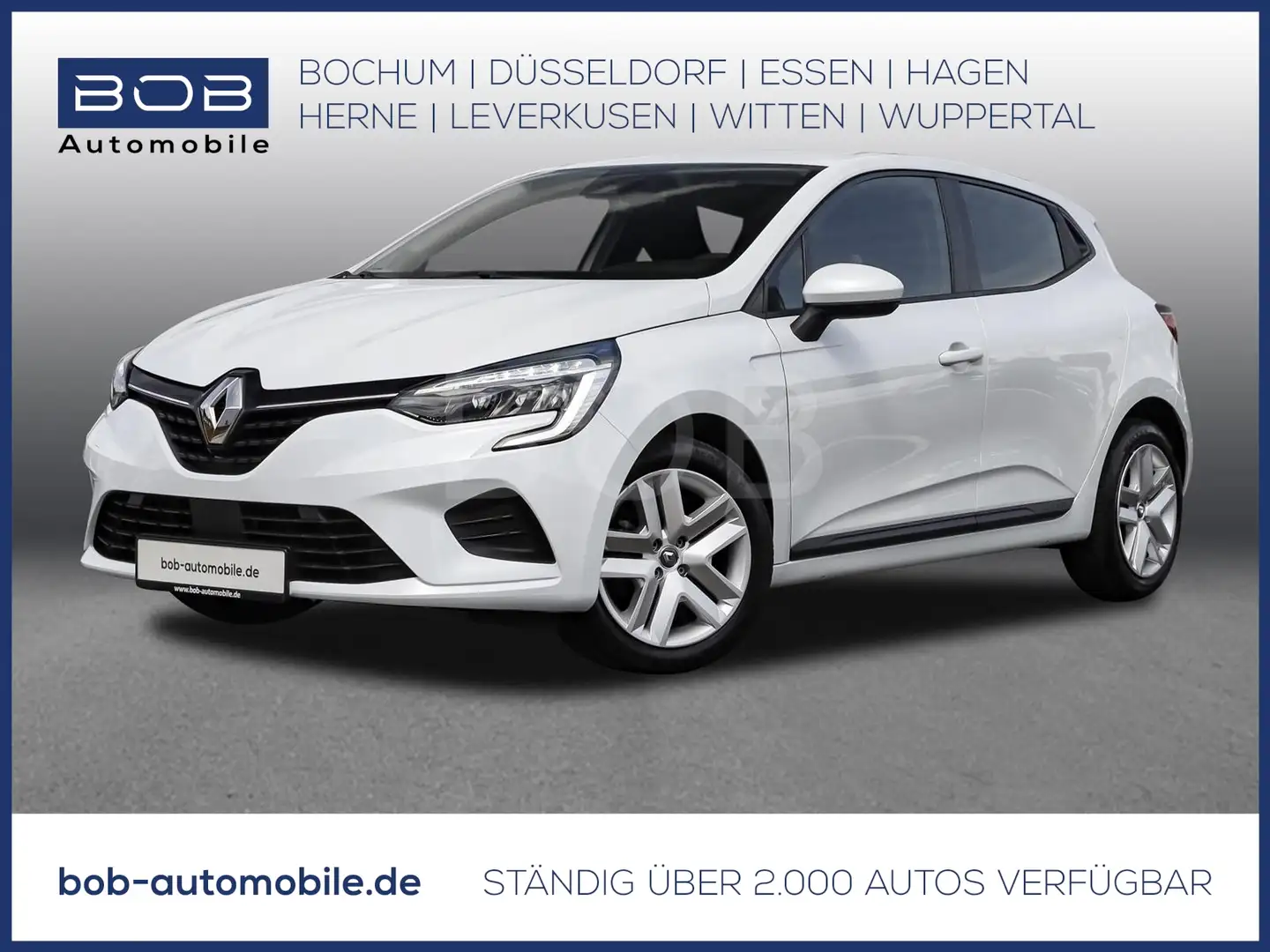Renault Clio ZEN TCe 90 NAVI SHZ PDC KLIMA BT USB GJR Weiß - 1
