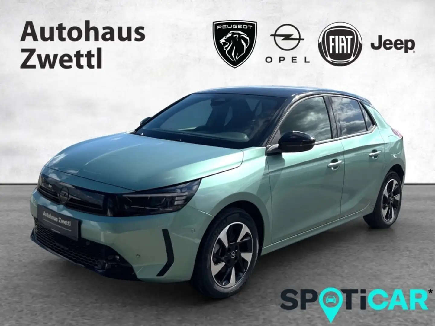 Opel Corsa YES Elektro 156PS 54KWh Grün - 1