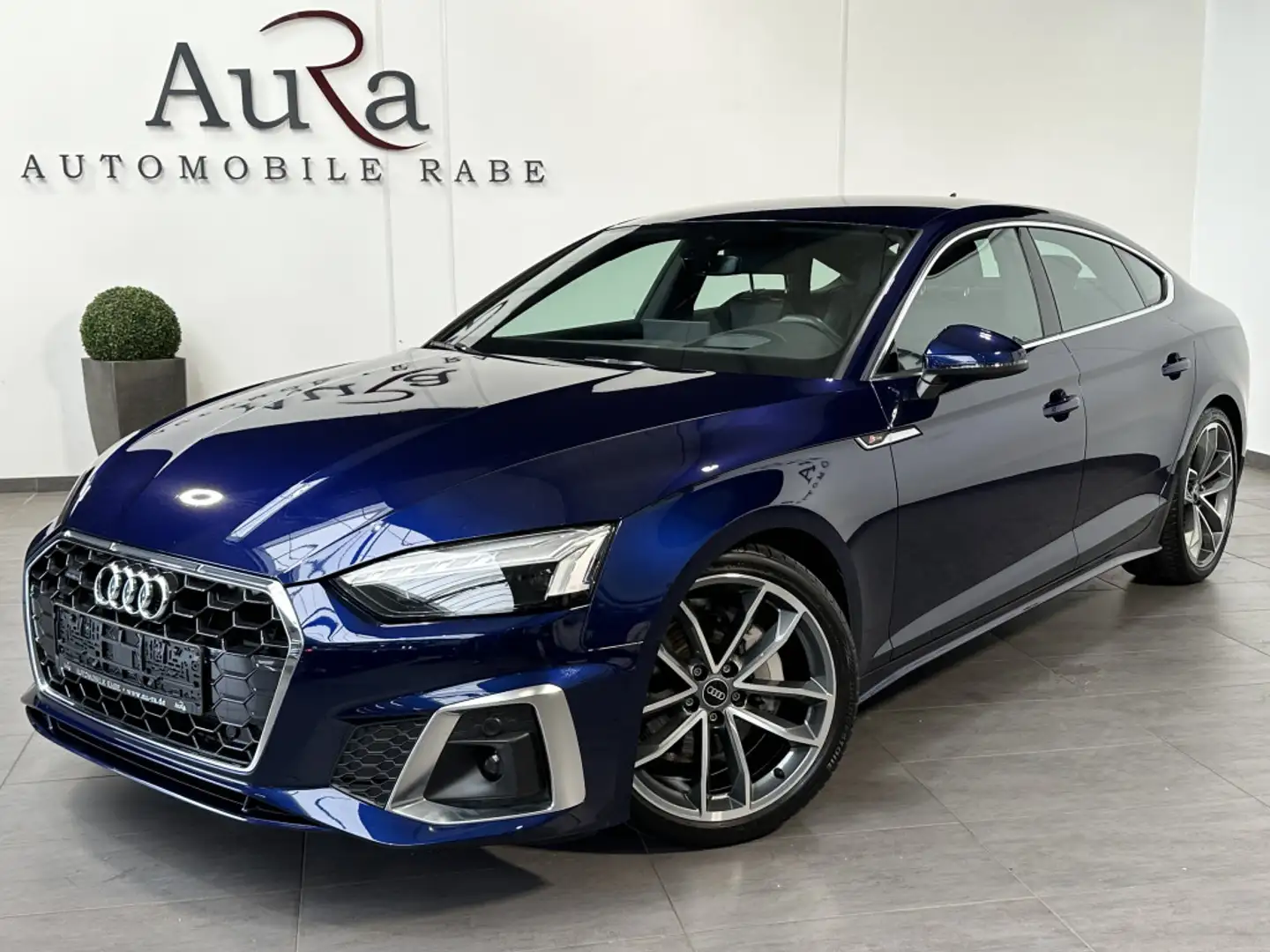 Audi A5 40 TDI SpB Qu S-Line NAV+LED+KAM+HUD+VC+19ZO Blau - 1