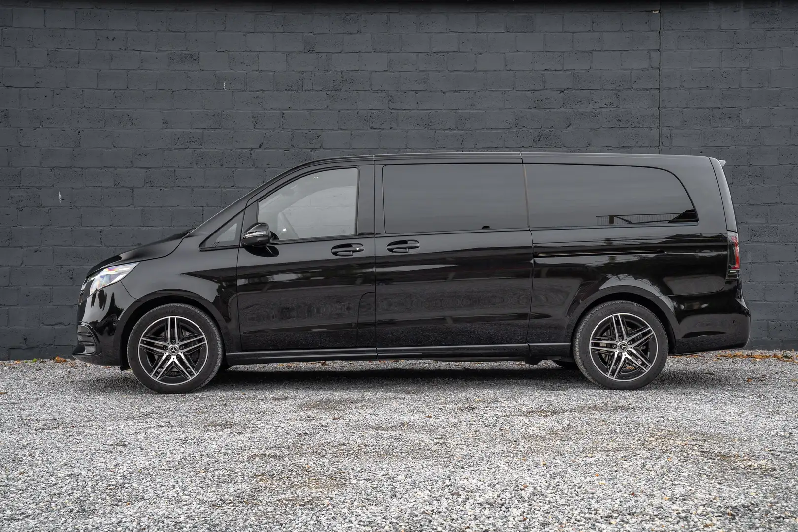 Mercedes-Benz V 300 d 4-matic L3 LUCHTVERING/EL DEUREN/7-ZIT Schwarz - 2