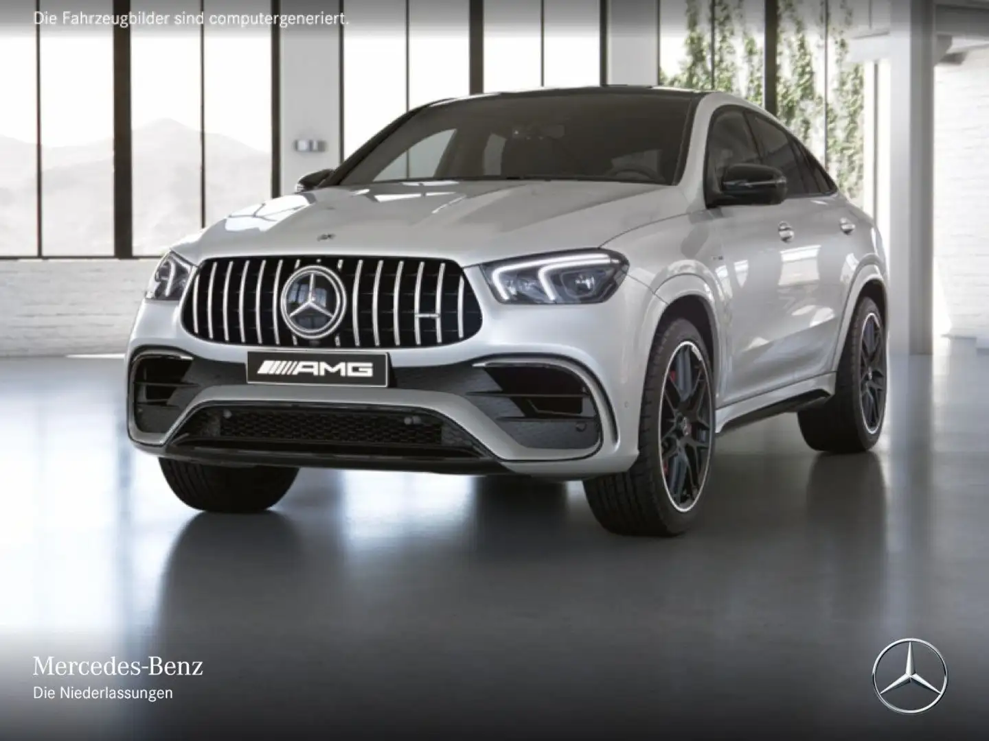Mercedes-Benz GLE 63 AMG GLE 63 S Coupé 4M NIGHT+PANO+360+AHK+MULTIBEAM+9G Weiß - 2