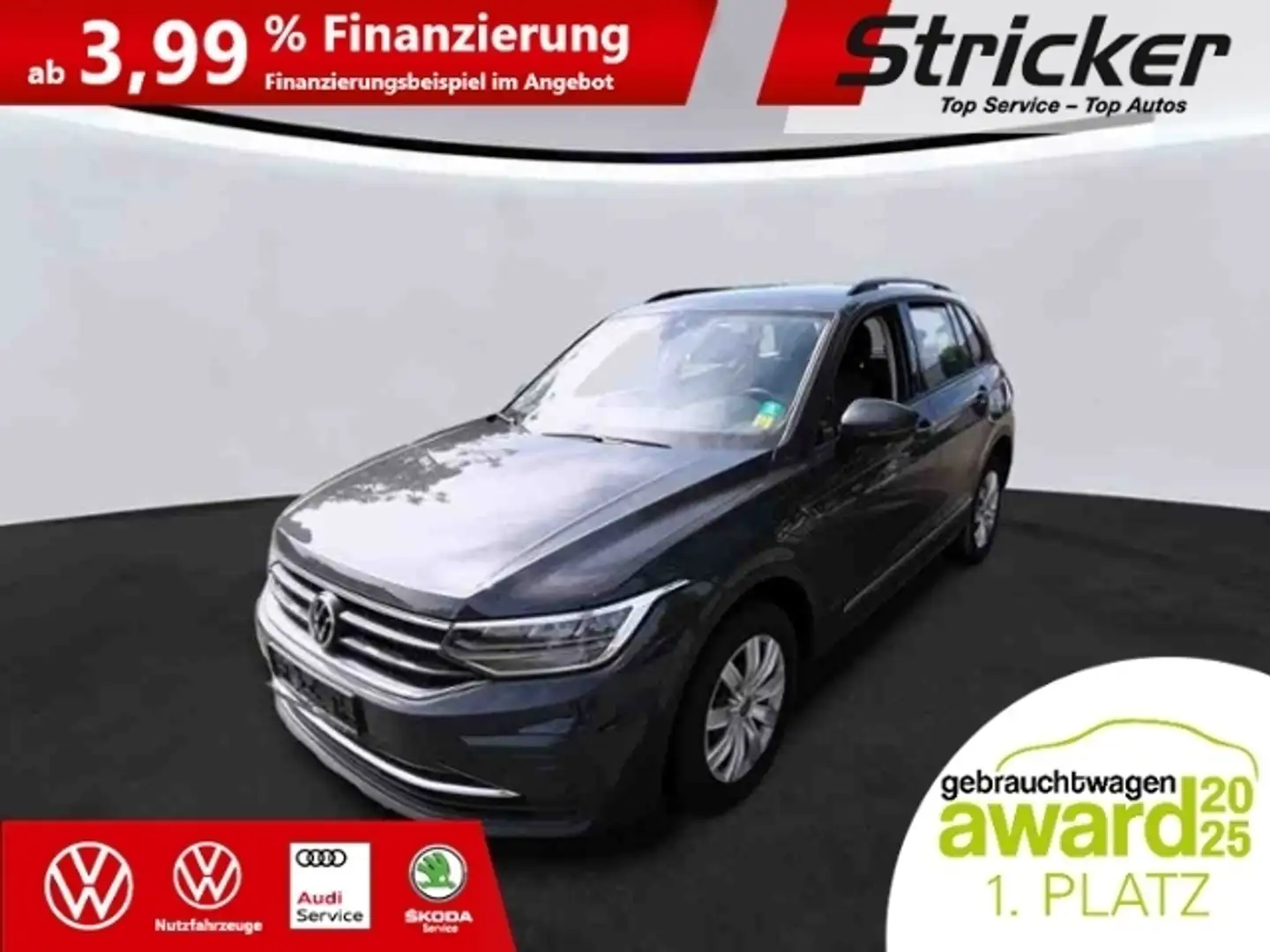 Volkswagen Tiguan Life 1.4TSI e-hybrid 285,-ohne Anzahlung Navi AHK Silber - 1