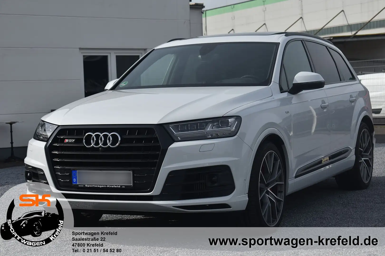 Audi SQ7 4.0 TDI *Virtual*Bose*Pano*HUD*7.Sitzer*Matrix* Blanc - 1
