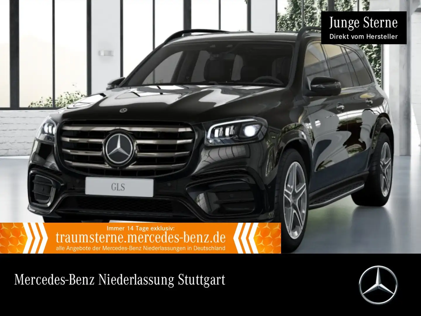Mercedes-Benz GLS 450 d 4M AMG+NIGHT+PANO+360+AHK+MULTIBEAM+HUD Schwarz - 1