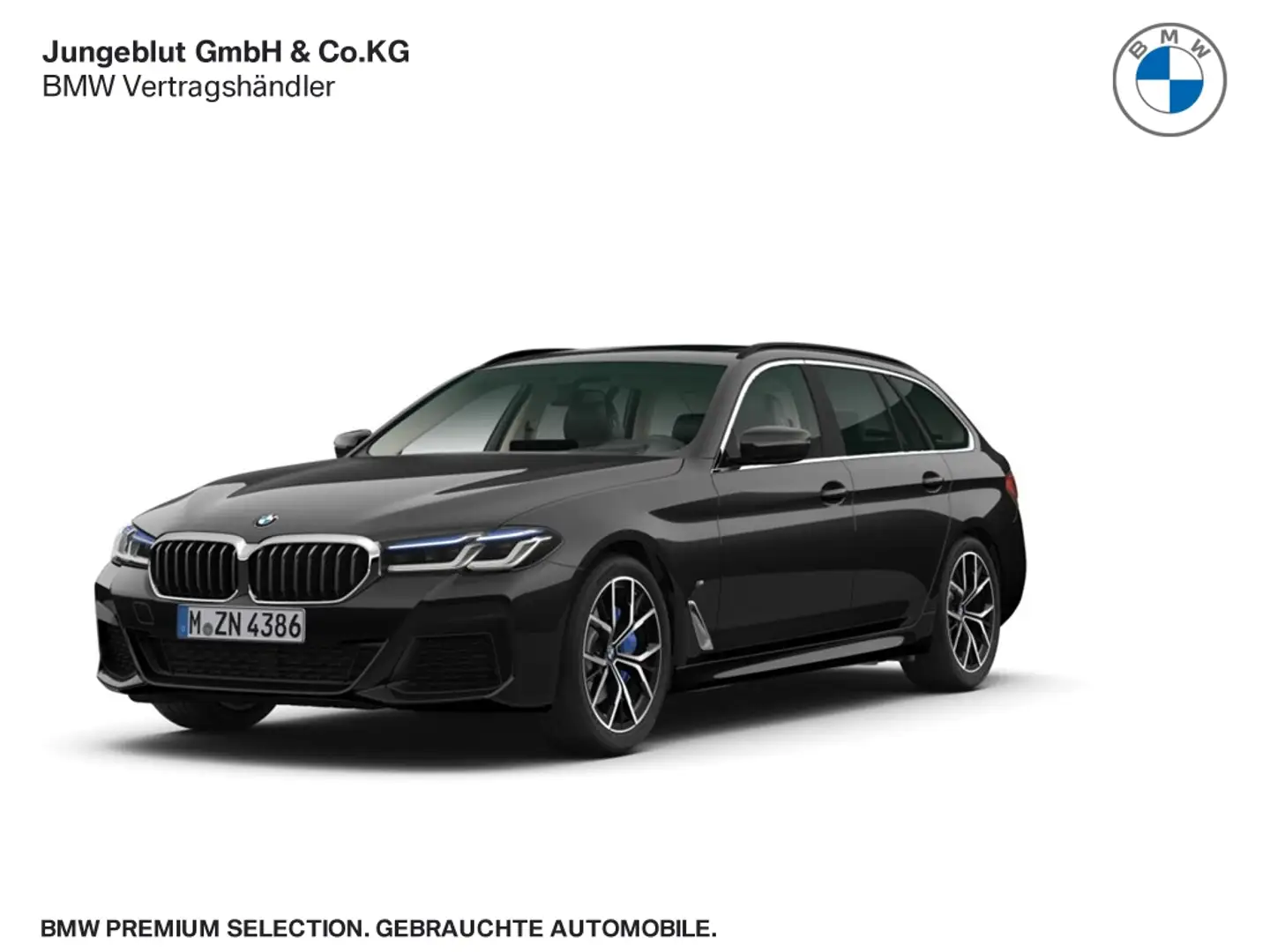 BMW 530 d xDrive Touring M Sport Pro AHK/Laserlicht/HeadUp Schwarz - 1