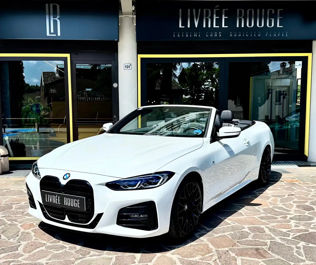 BMW 430 430i Cabrio Msport 245cv auto Blanc - 1