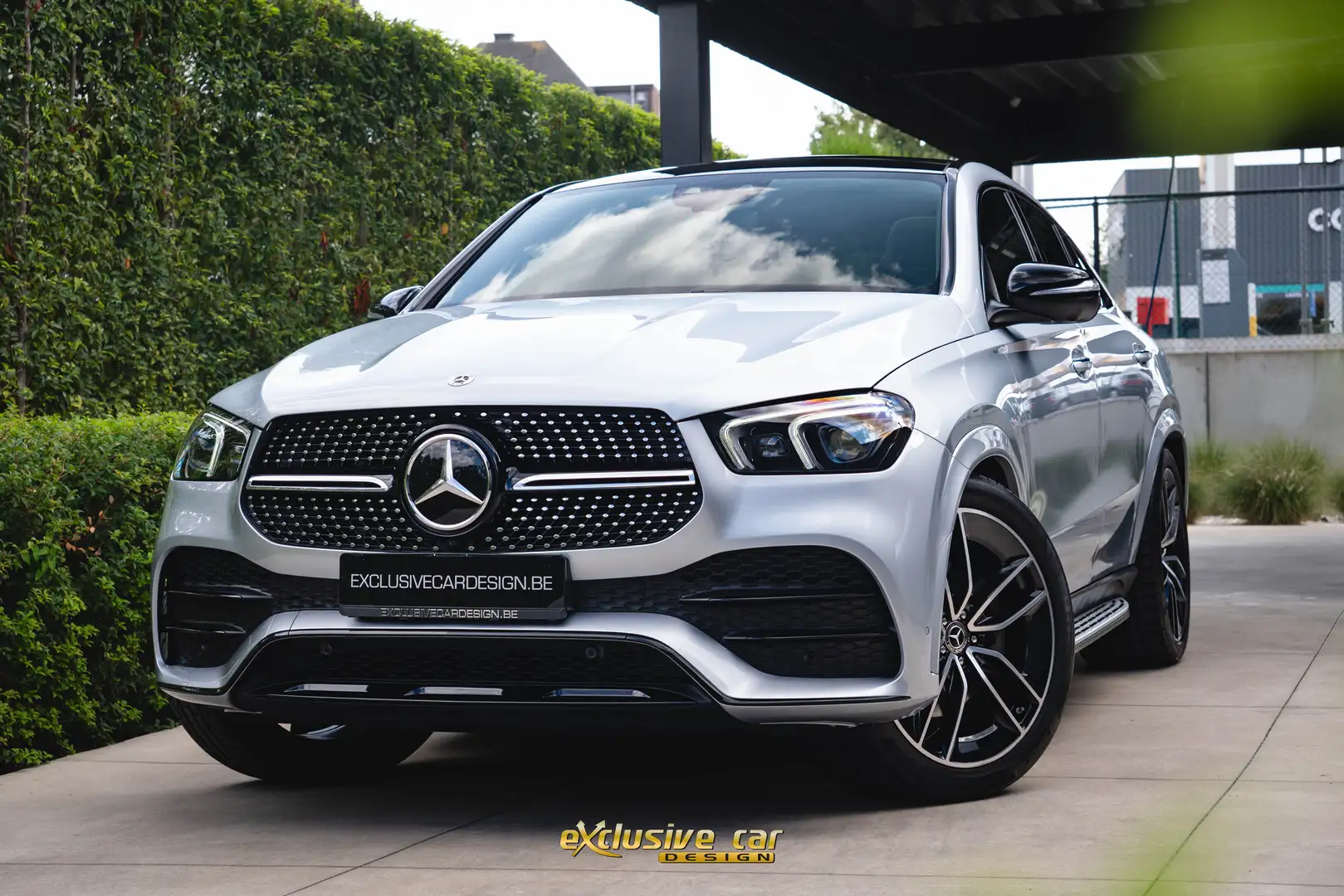 Mercedes-Benz GLE 350 de Coupe 4Matic AMG/Pano/Trekh/Burmester/ACC/AIR Argent - 1