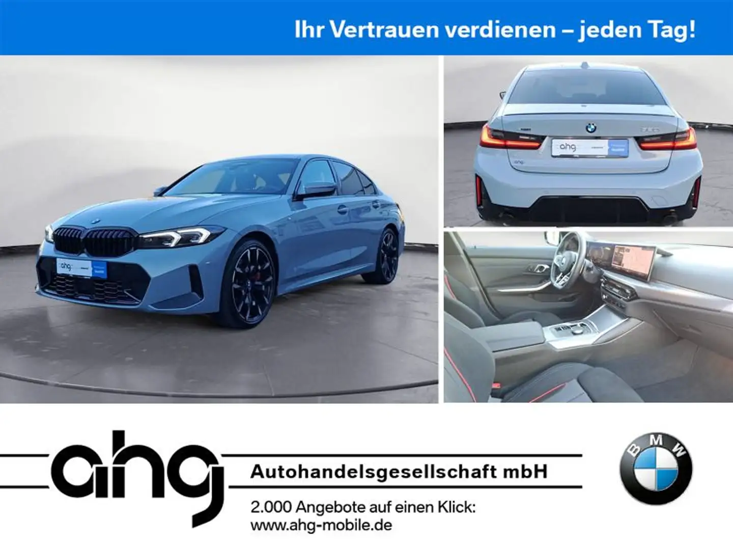 BMW 320 d xDrive M Sportpaket Pro AHK Memory Sitze Grau - 1