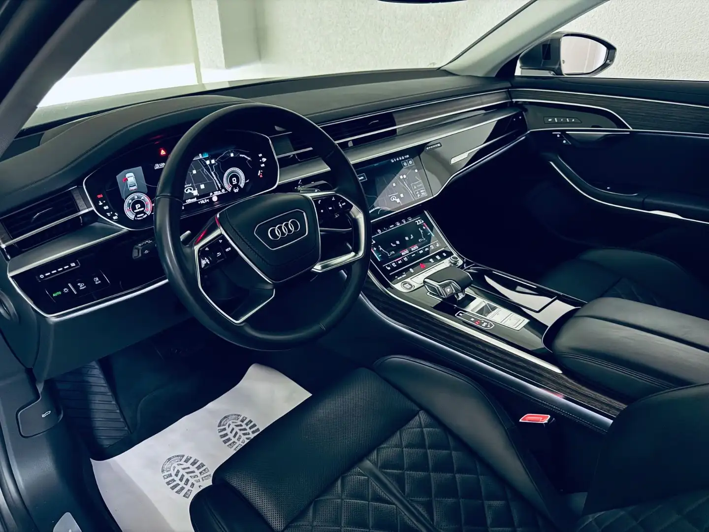 Audi A8 50 TDI L quattro * 360°-K * SOFT-CLOSE*8xALU Gris - 2