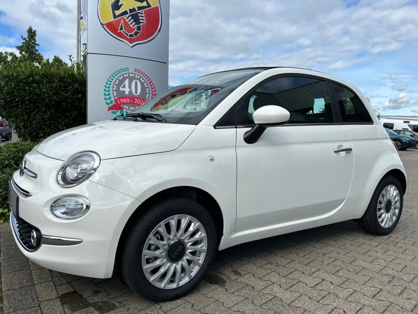 Fiat 500C DolceVita PDC Klimaautomatik Uconnect Blanc - 2
