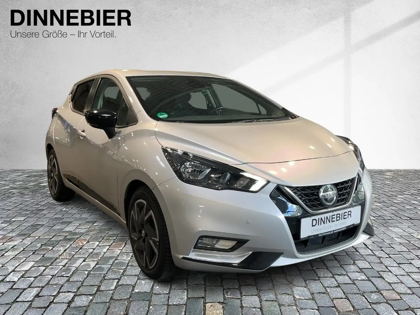 Nissan Micra CAM DynLicht NAVI PDC Argent - 2