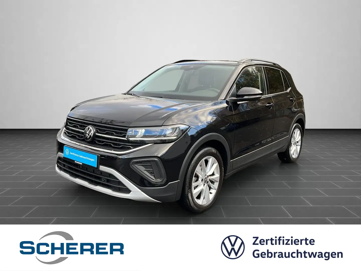 Volkswagen T-Cross 1.0 TSI, SHZ, RFK, LED, APP, KEYLESSACCE Schwarz - 1