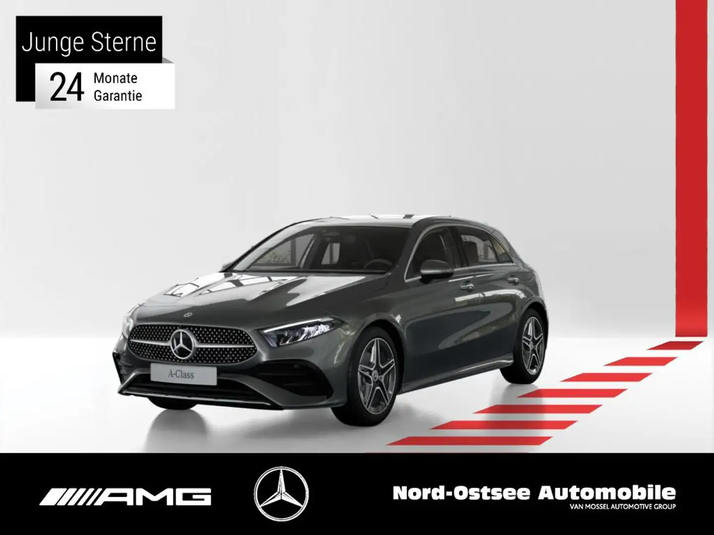 Mercedes-Benz A 200 AMG LED 360° NAVI.  KEYLESS SITZHZG DISTRO Grau - 1