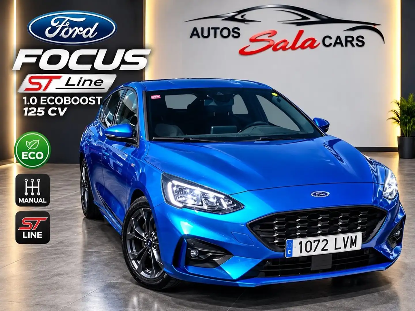 Ford Focus 1.0 Ecoboost MHEV 92kW ST-Line X Azul - 2
