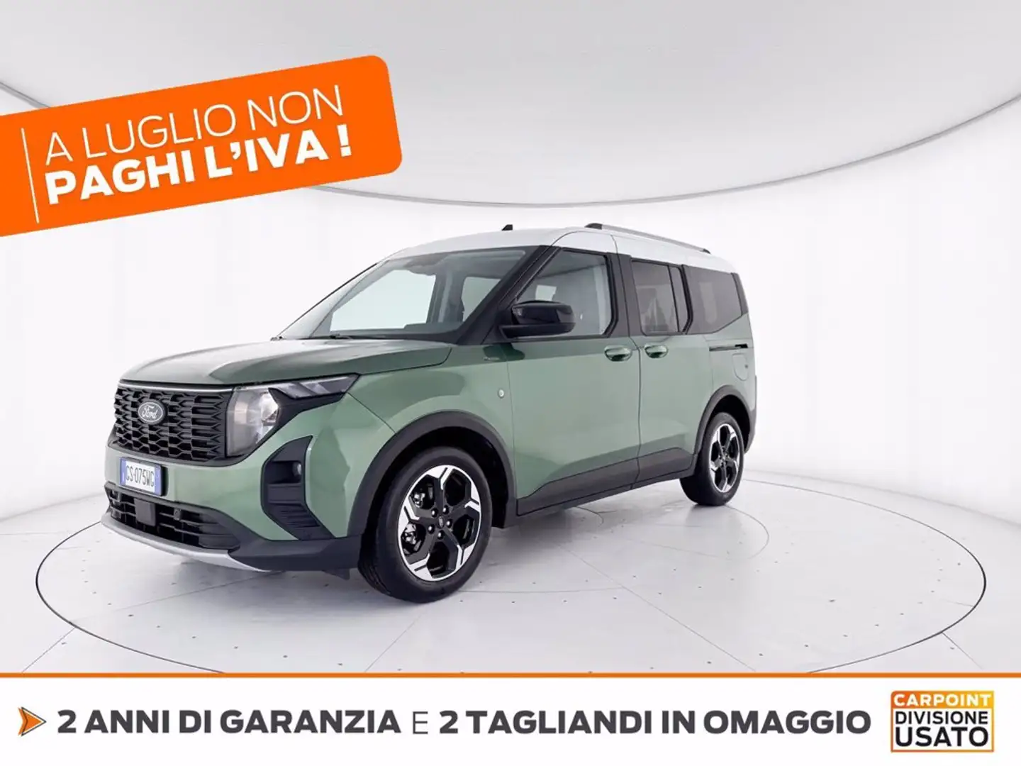 Ford Tourneo Courier ii 1.0 ecoboost 125cv active powershift Verde - 1