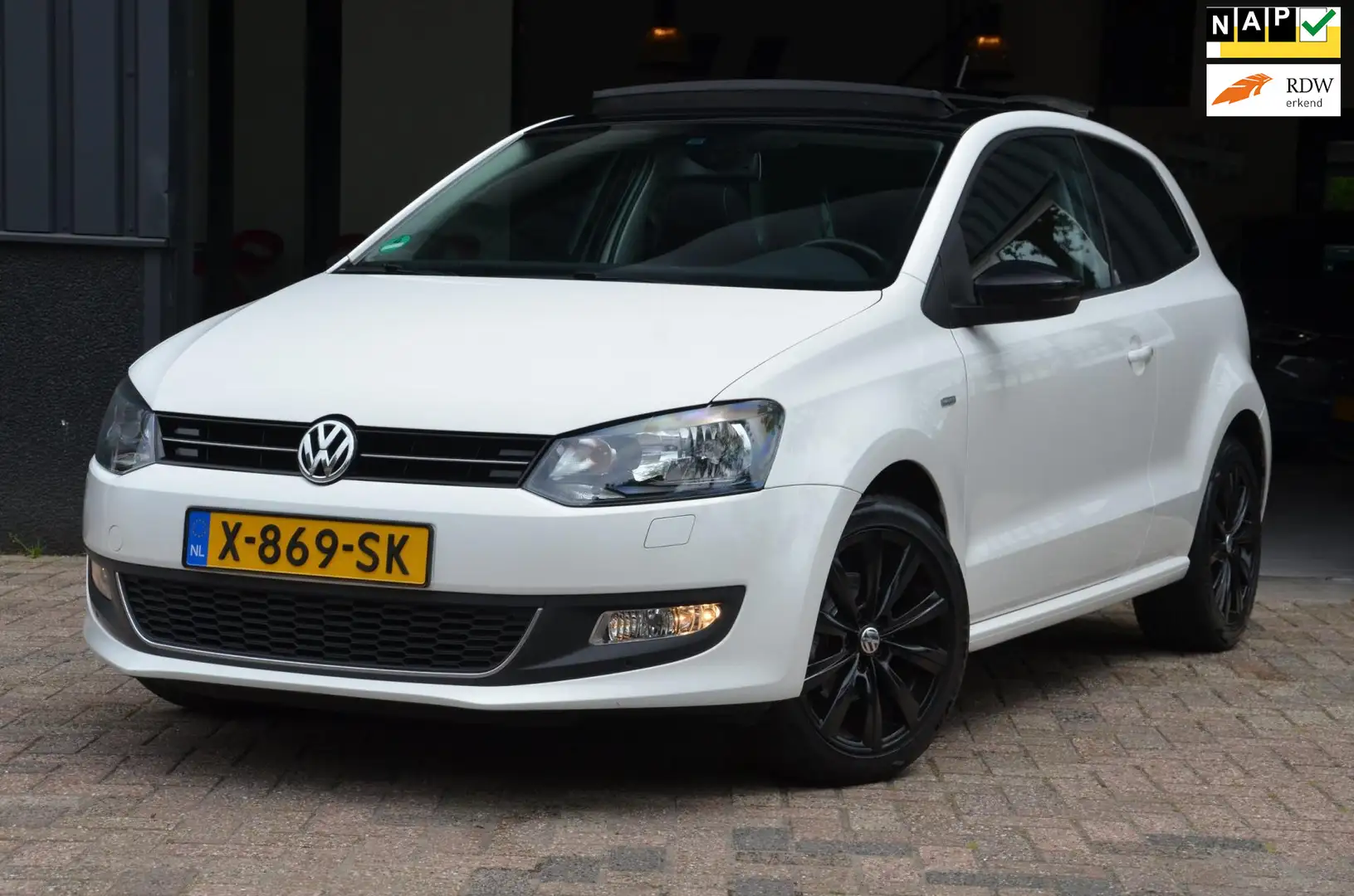 Volkswagen Polo 1.4-16V Match Pano|Carplay|Clima|Stoelverw.|16inch Wit - 1