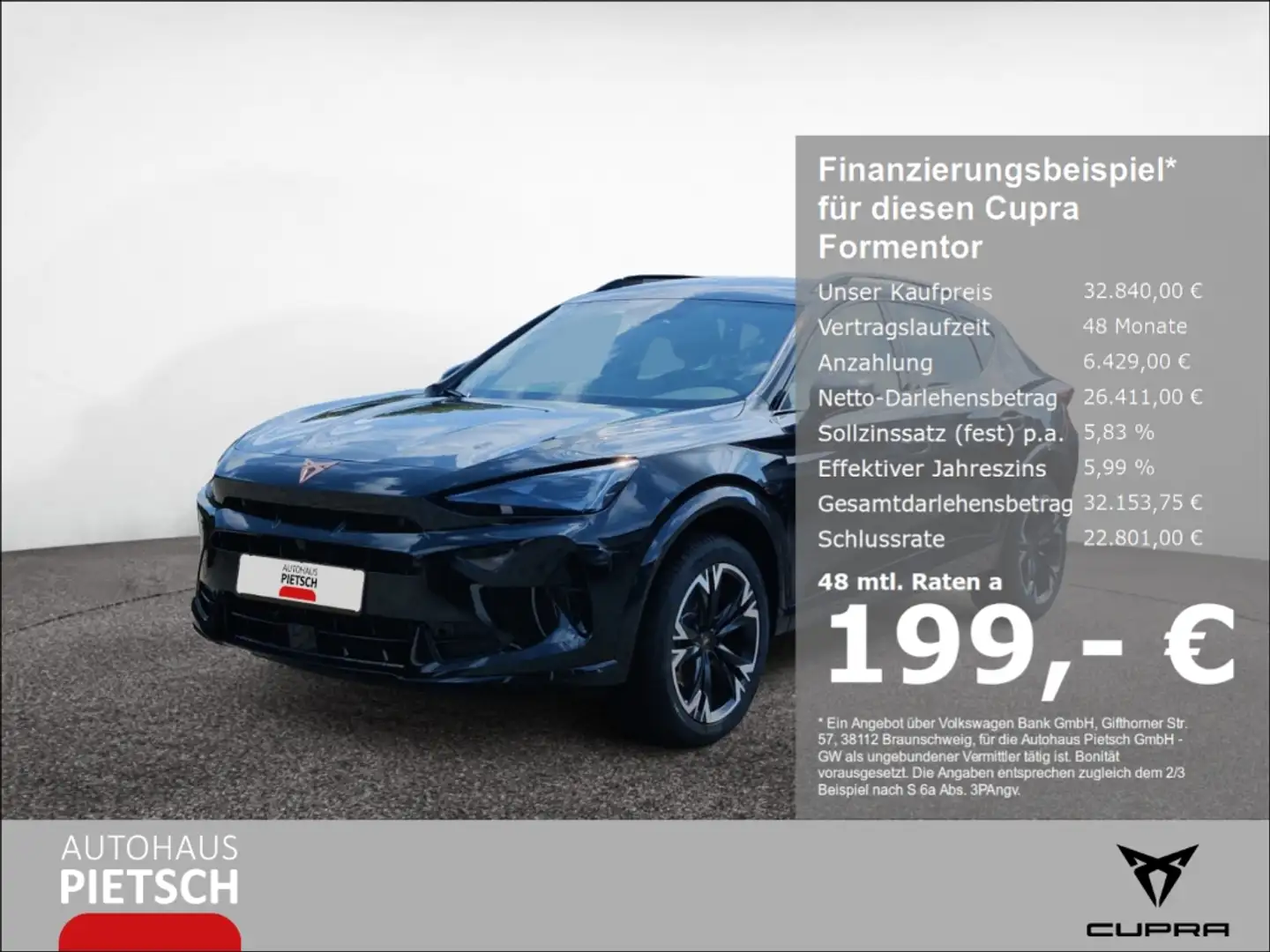 CUPRA Formentor 1.5 TSI ACC Keyless Navi Schwarz - 1