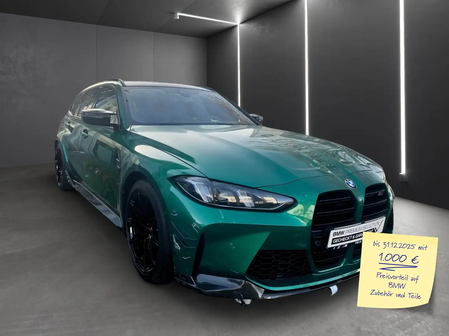 BMW M3 Touring Competition xDrive+M PERFORMANCE UMBAU+LCI Grün - 2