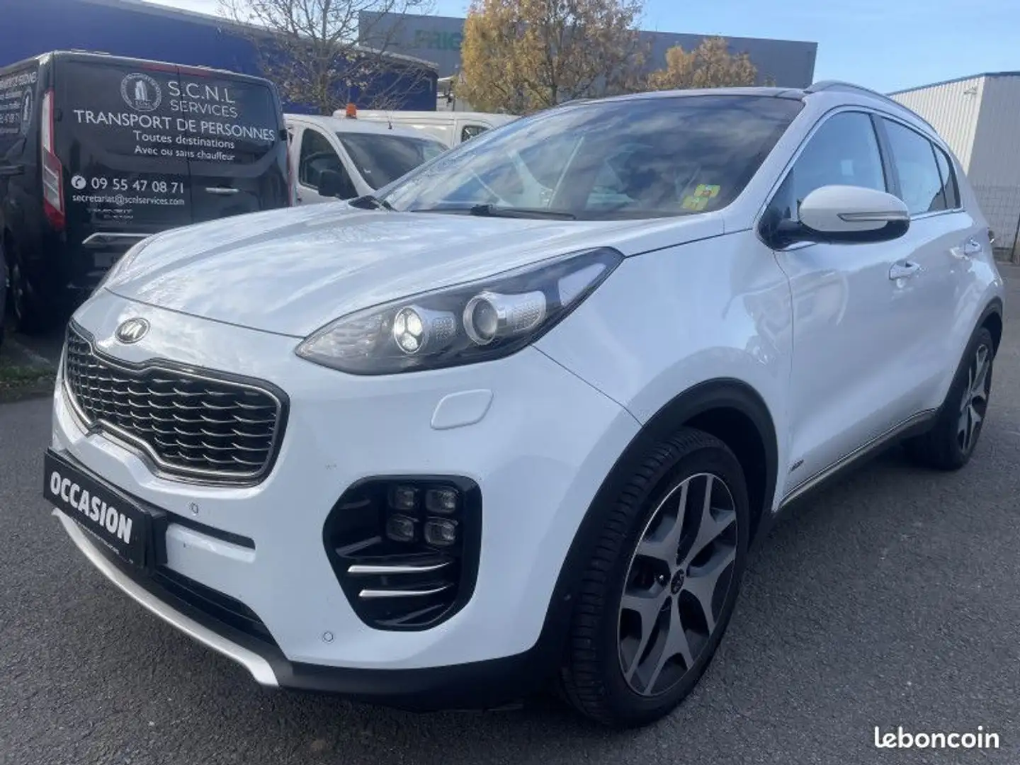 Kia Sportage 2.0 CRDI 136CH GT LINE PACK PREMIUM 4X4 BVA6 Blanc - 1