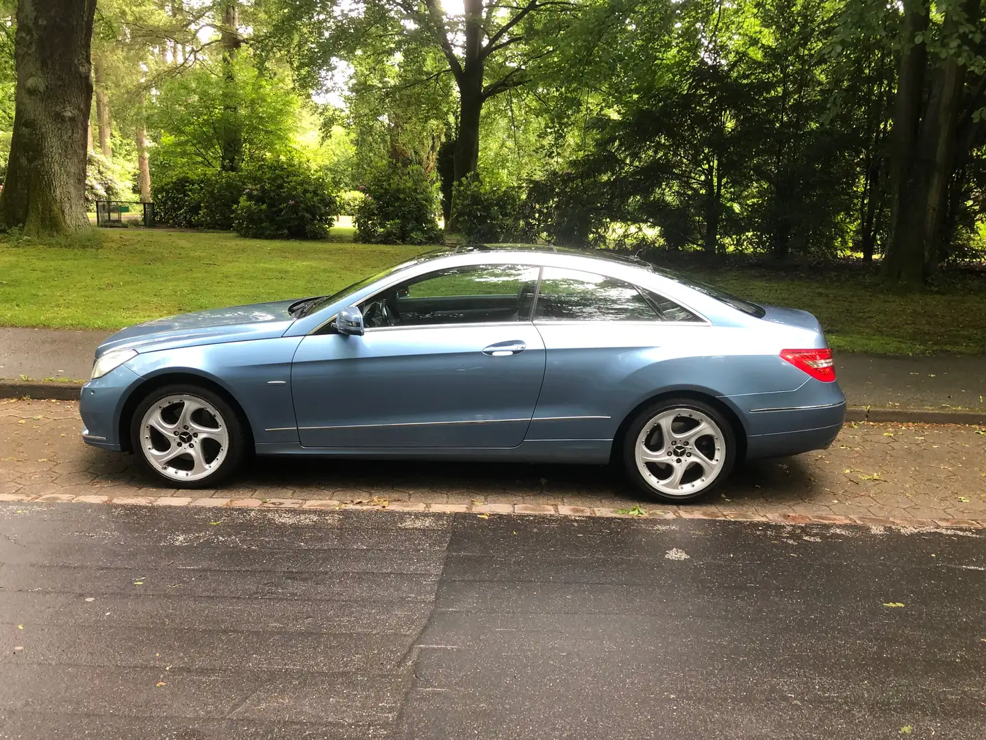 Mercedes-Benz E 350 E 350 CDI BlueEffic Kamera Pano Distan Harm Kardon Blauw - 1