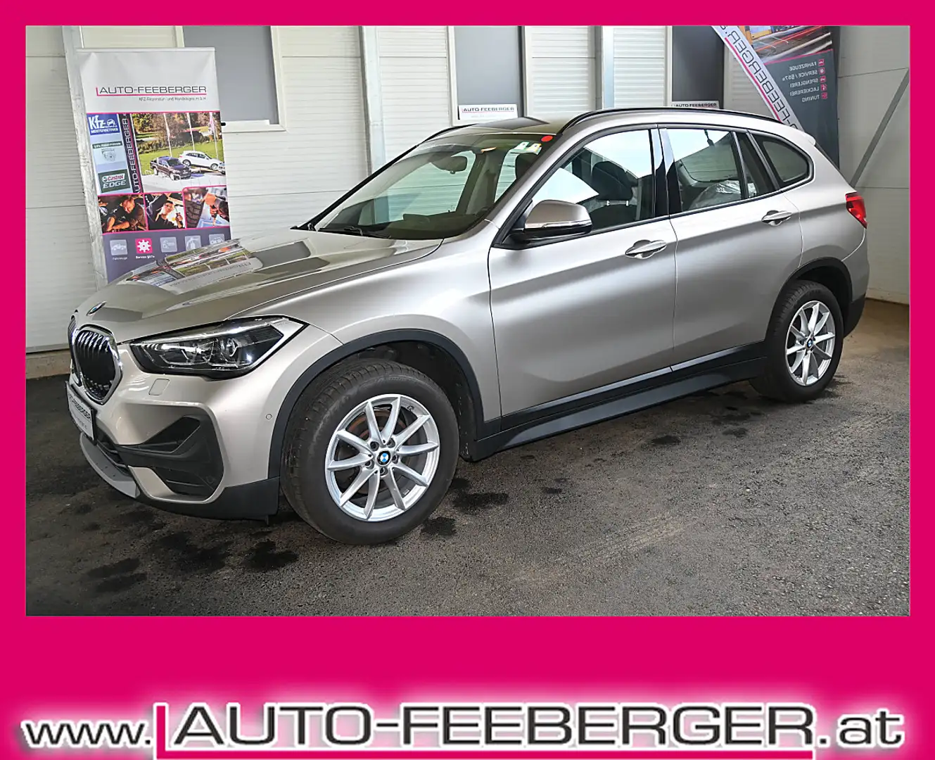 BMW X1 sDrive18d; LED, Head-UP, R-Kamera, Sportsitze, ... Silber - 1