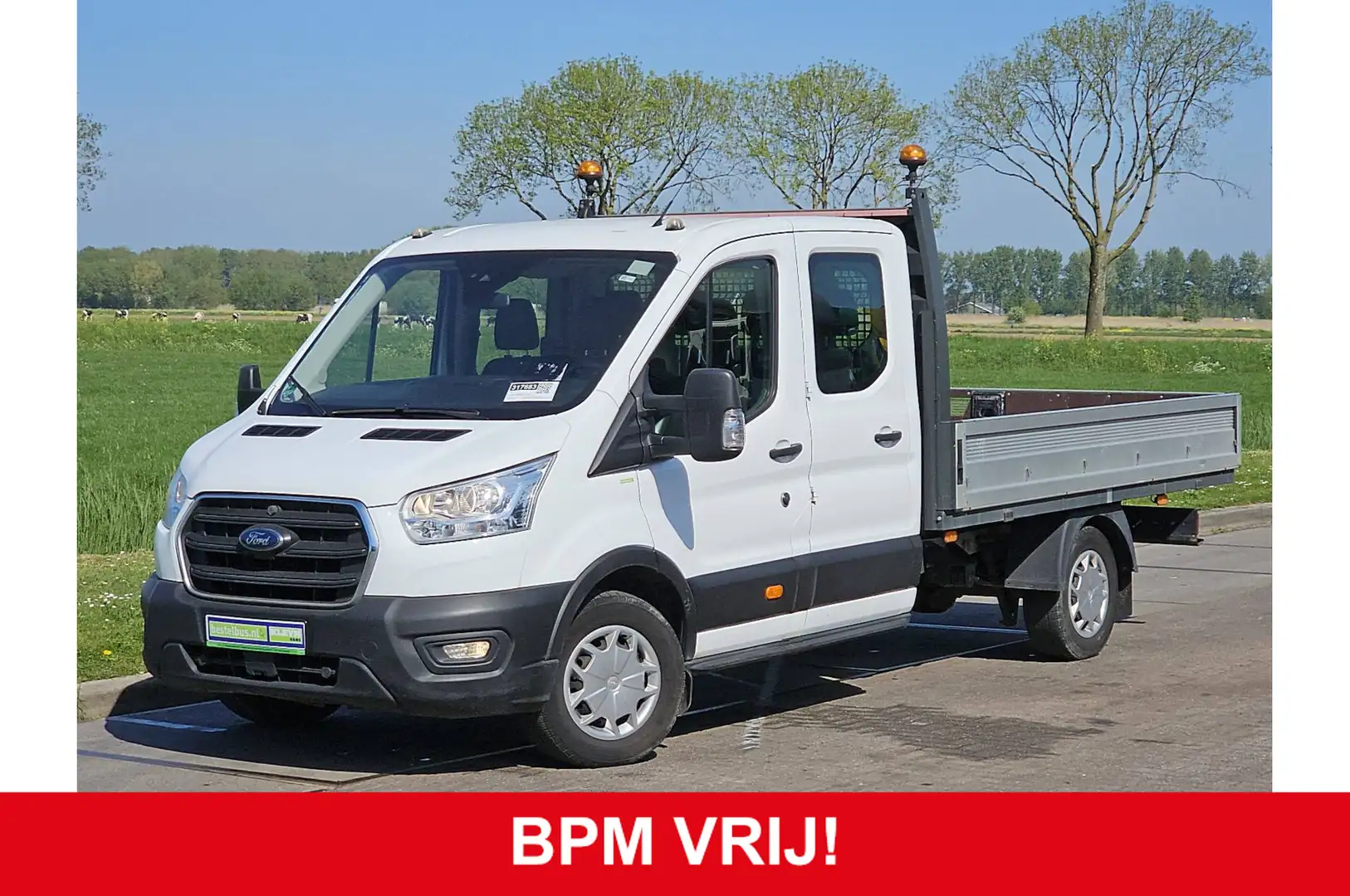 Ford Transit 350 2.0 TDCI L4H1 DC Trend Open Laadbak, Adaptieve Weiß - 1