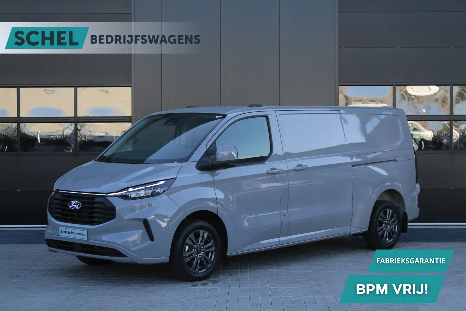 Ford Transit Custom 320 2.0 TDCI L2H1 Limited 170 pk - DC Voorbereidin Grijs - 1