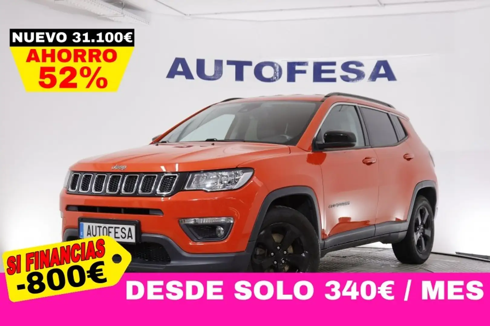 Jeep Compass 1.4T MULTIAIR LIMITED 140cv 5P # NAVY, PARKTRONIC Orange - 1