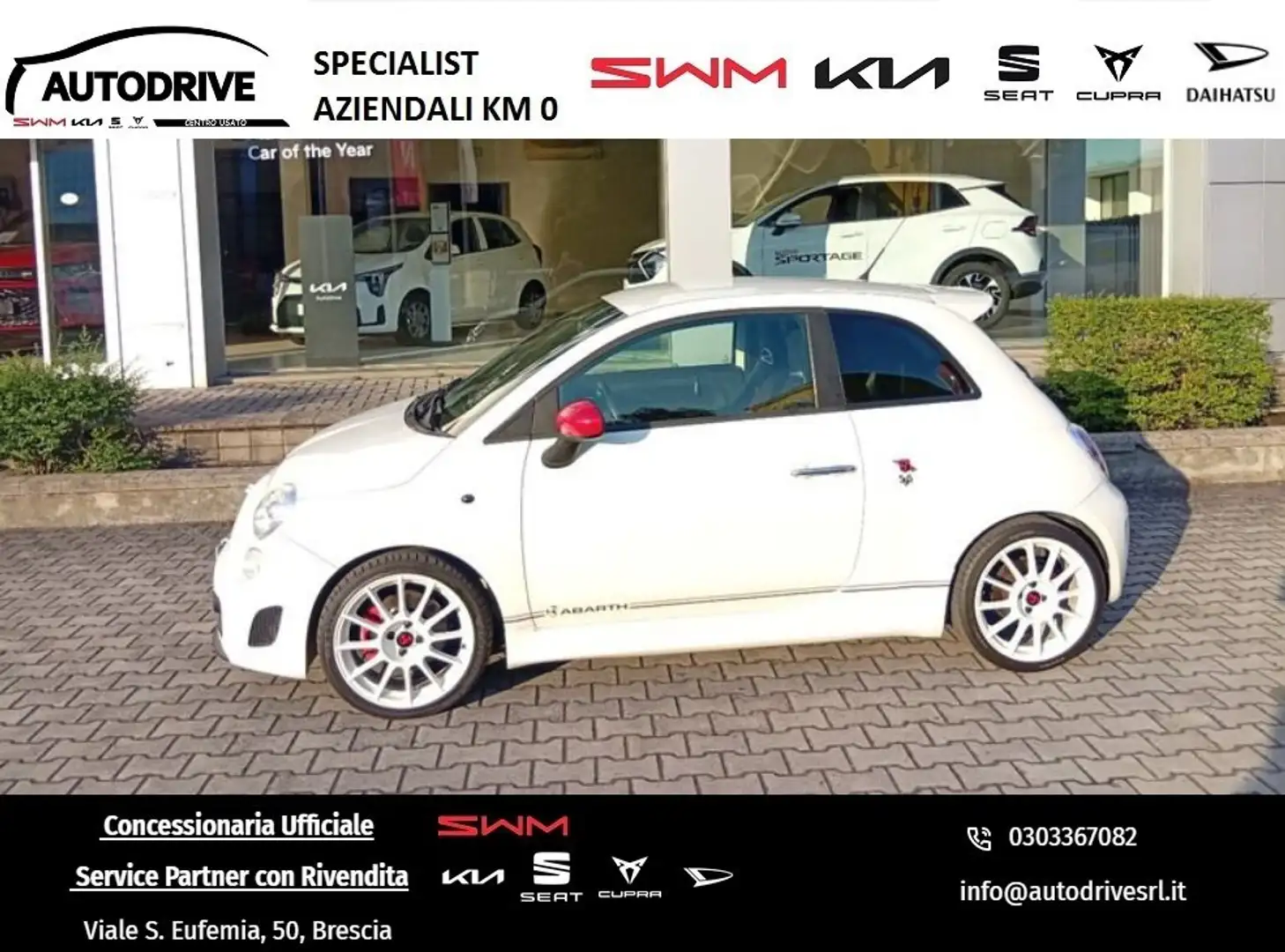 Abarth 500 500 1.4 Turbo T-Jet Blanc - 1