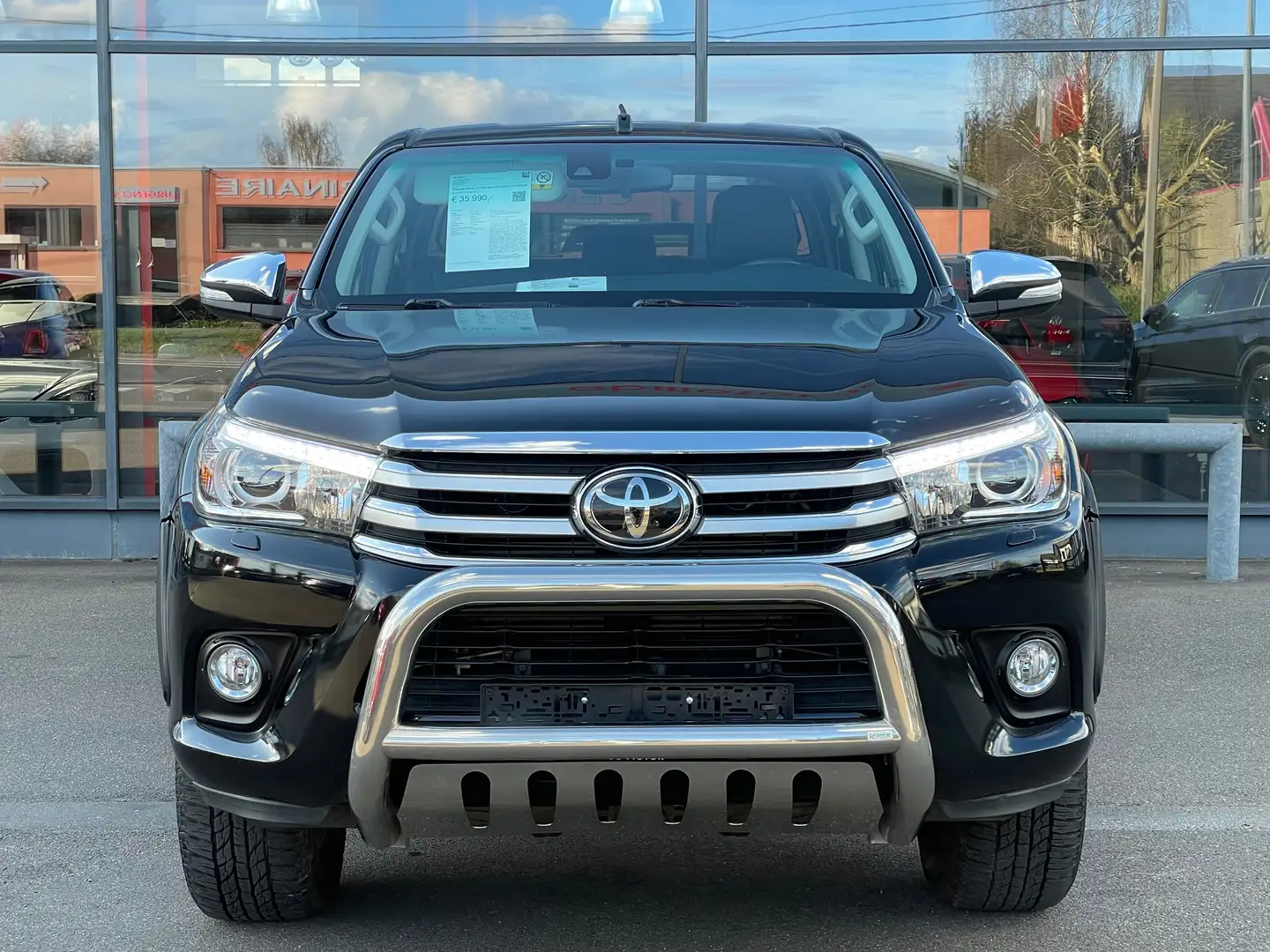 Toyota Hilux 2.4 D-4D 4WD 4X4 TVAC GPS CAMERA CUIR ATT REM FULL Fekete - 2